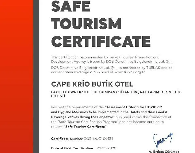 Hotel Cape Krio Boutique Hotel&spa - Over 9 Years Old Adult Only